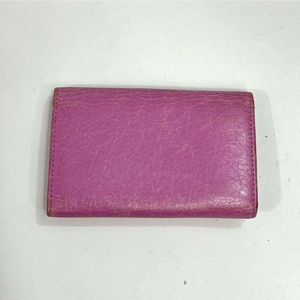 Balenciaga Osaka Pink Leather 6 Ring Key Holder - Picture 2 of 10